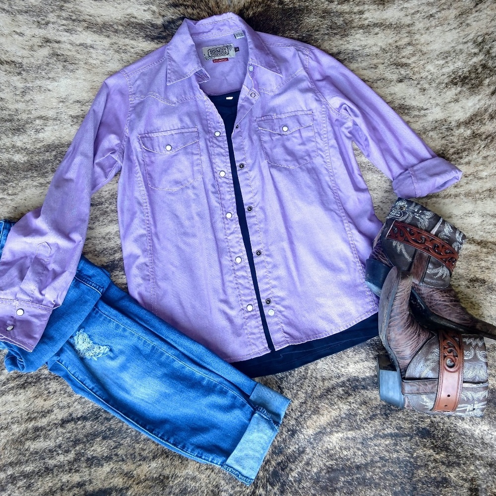 Lavender Purple Pearl Snap!